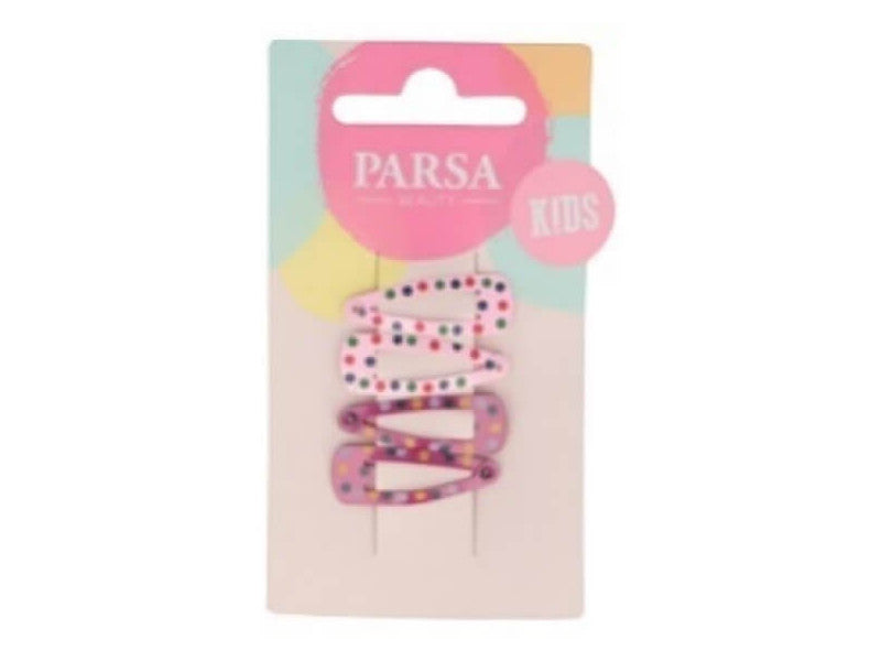 PARSA Kids Clame de par pentru copii cu buline multicolore