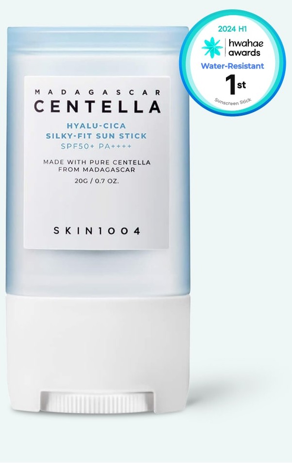 Stick cu protecţie solară SKIN1004 Madagascar Centella Hyalu-Cica Silky-Fit Sun Stick SPF50+ PA++++