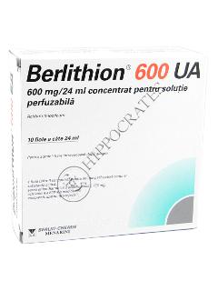 Berlithion 600 UA 600 mg/24 ml concentrat pentru soluţie perfuzabilă