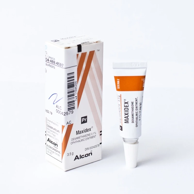 Maxidex 1 mg/g / 3,5 g unguent oftalmic