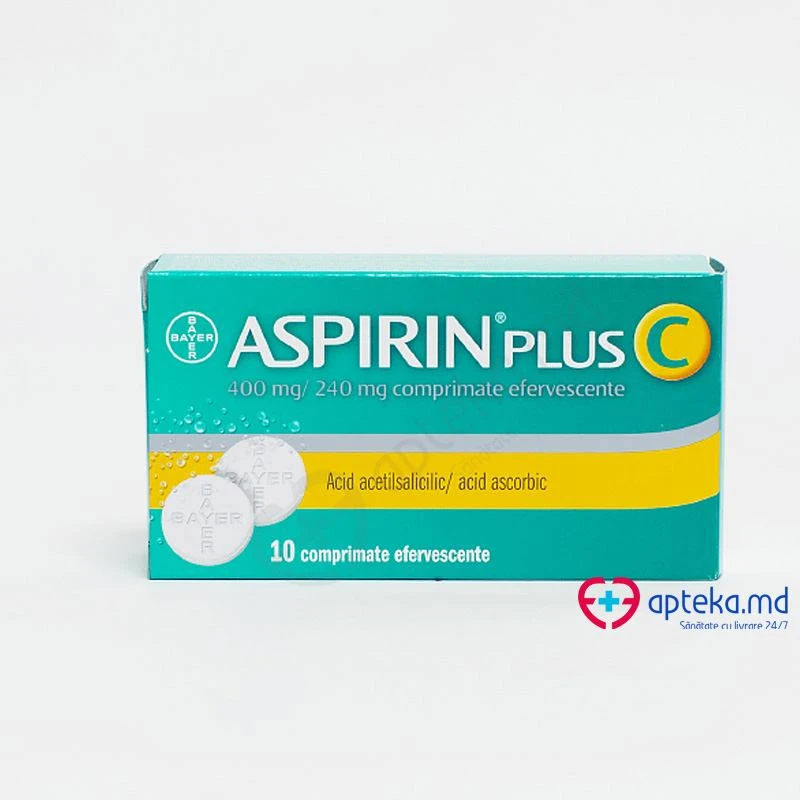 Aspirin plus C 400 mg/240 mg comprimate efervescente 400 mg/240 mg comprimate efervescente