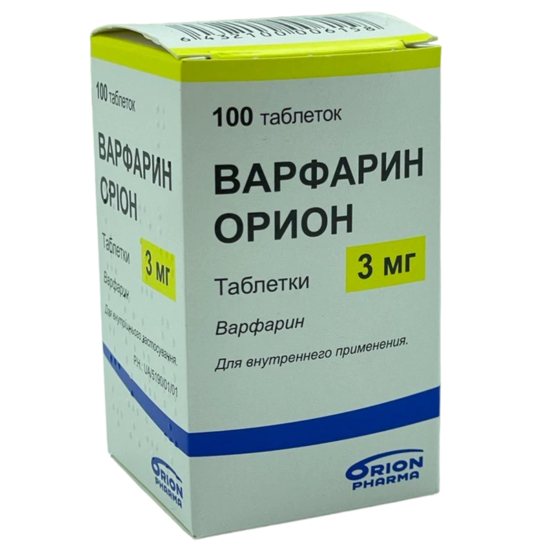 Warfarin Orion 3 mg comprimate