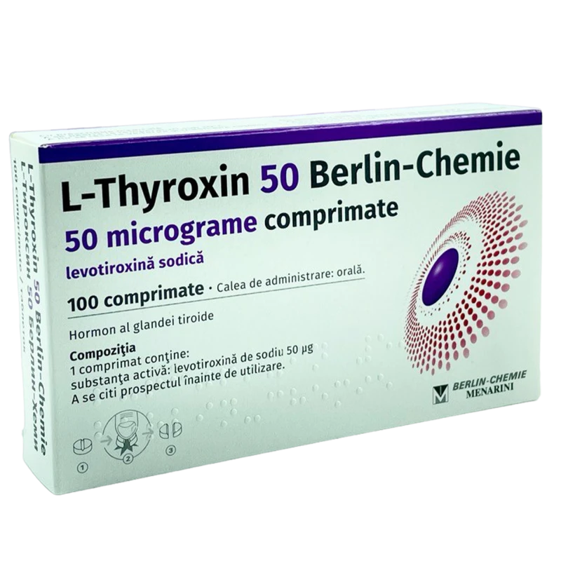 L-Thyroxin 50 Berlin-Chemie 50 mcg comprimate