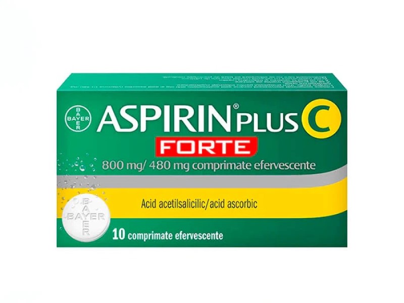 ASPIRIN PLUS C FORTE 800 mg/480 mg comprimate efervescente