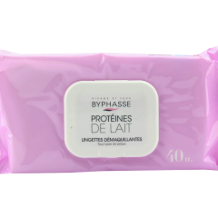 Byphasse Make-up Remover servetele demachiante milk proteins ser