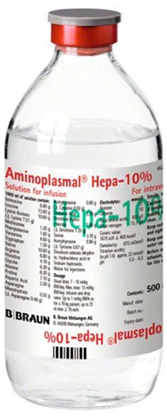 Aminoplasmal 100 g/l cu electroliţi 500 ml soluţie perfuzabilă