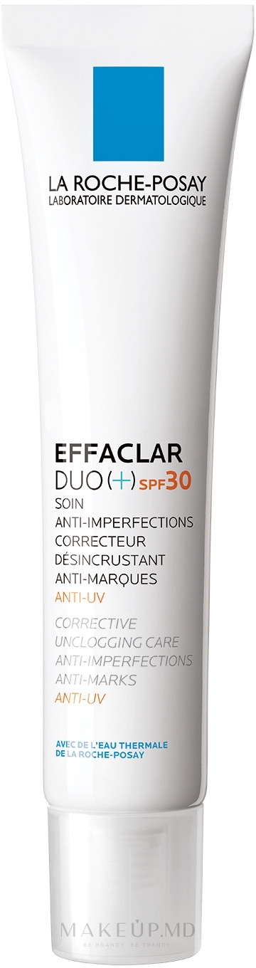 La Roche-Posay Effaclar Duo + SPF 30 corectoare anti-imperfectiuni Roc Cremă 40 ml