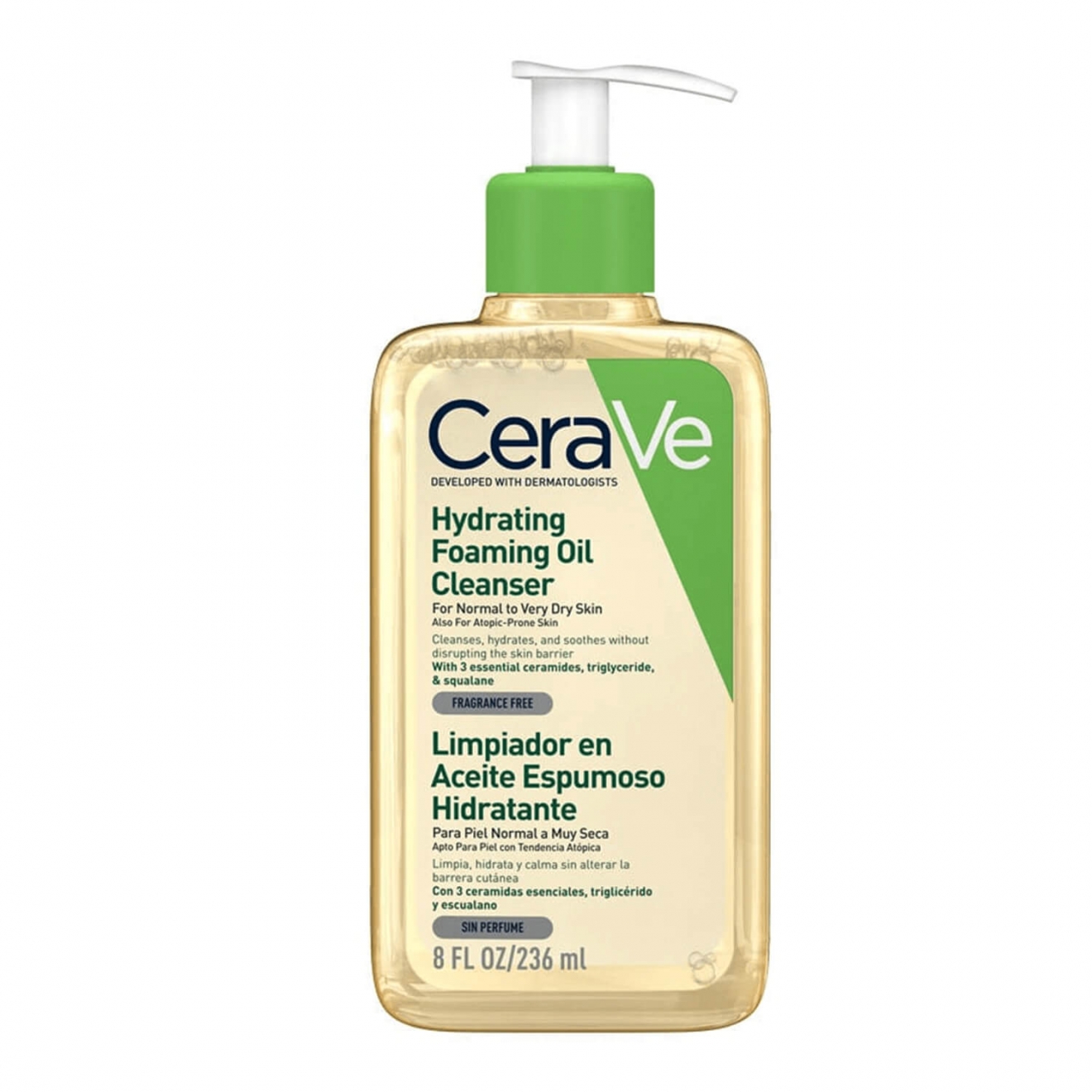 CeraVe Facial Cleansers Hydrating Foaming Oil Cleanser