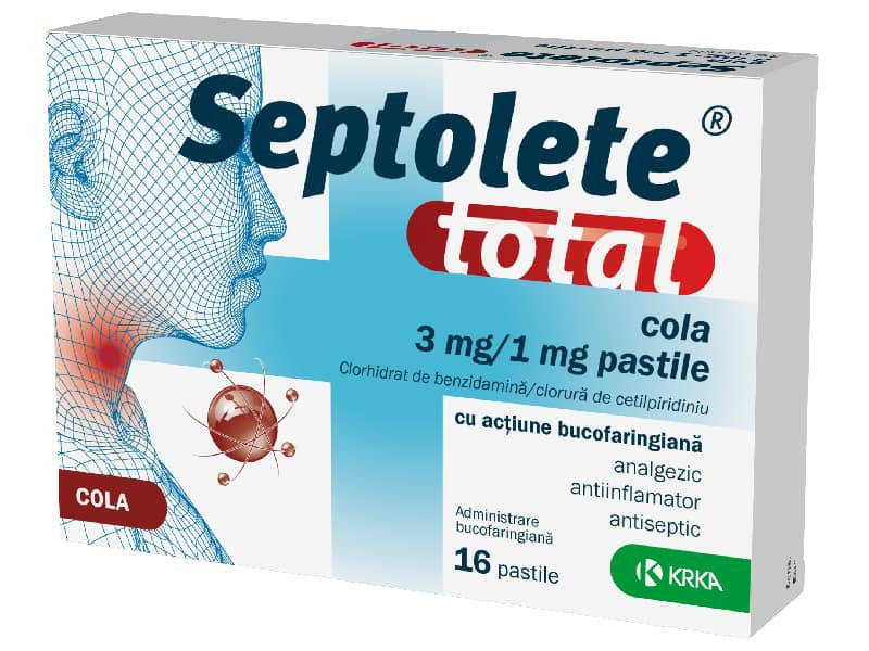Septolete total cola 3 mg/1 mg pastile