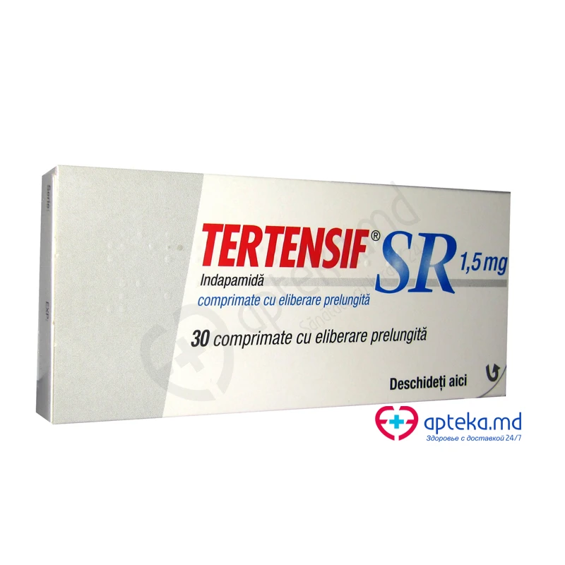 Tertensif SR 1,5 mg 1.5 mg comprimate cu eliberare prelungită