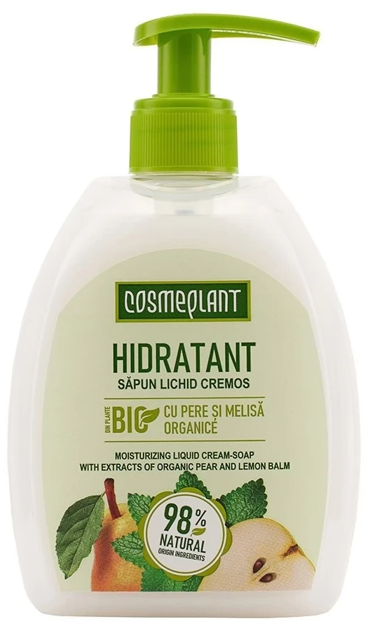 Sapun lichid cremos Cosmeplant Hidratant Pere si Melisa, 400 ml