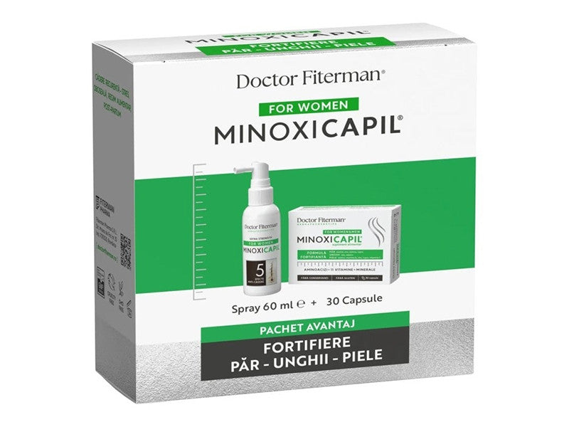 Fiterman NonPharma Doctor Fiterman Minoxicapil Women 60 ml + Minoxicapil c Spray 30 caps