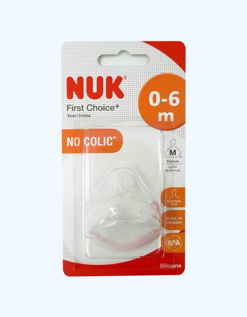 NUK Tetină din silicon pentru 0 6 luni FC M 709253 Loțiune