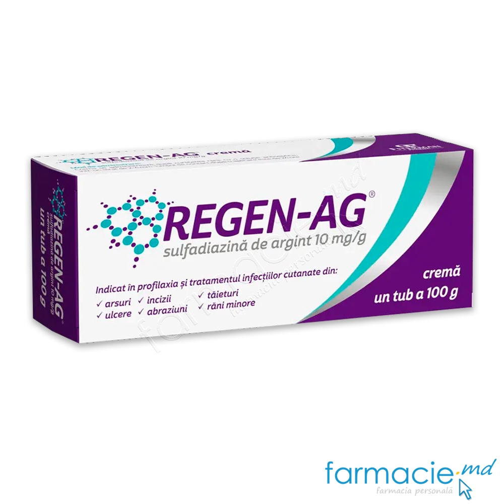 Regen-AG 10 mg/g / 100 g cremă