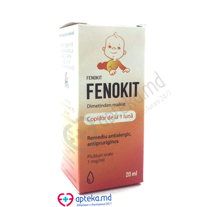 Fenokit 1 mg/ml / 20 ml picături orale, soluţie