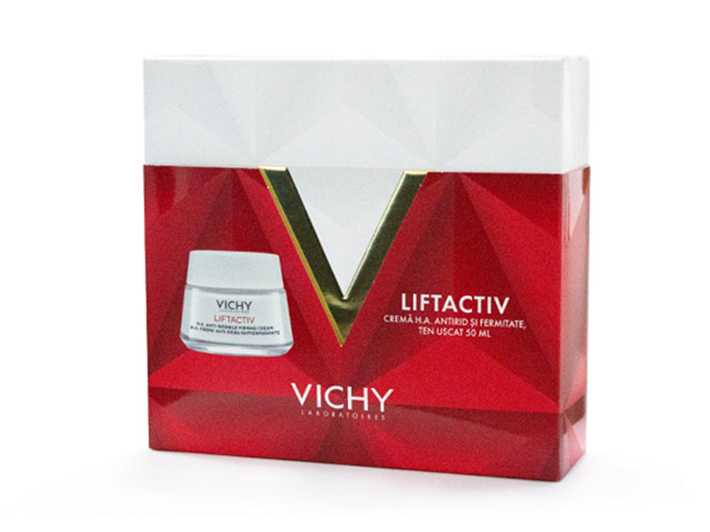 Vichy Trusa XMAS 2024 Liftactiv HA ten uscat 50ml Cremă 50 ml