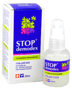 Fitobiotehnologhii STOP DEMODEX gel pentru pleoape gel 30 ml 1 comp