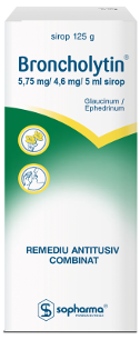 Broncholytin 5,75 mg/4,6 mg/5 ml / 125 g sirop