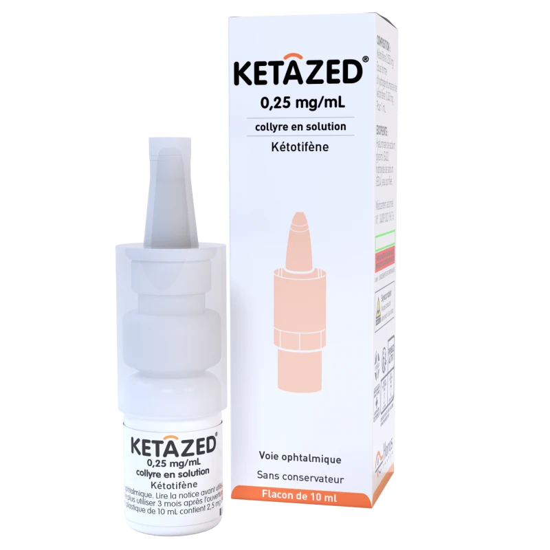 KETAZED 0,25 mg/ml / 10 ml picături oftalmice, soluţie