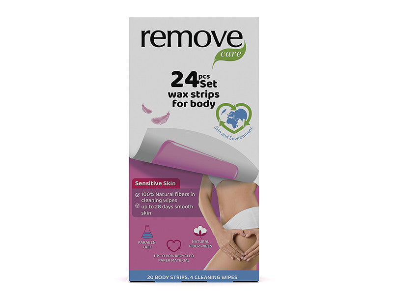 Treda Remove Benzi depilatoare corp Sensitive 24 buc 115