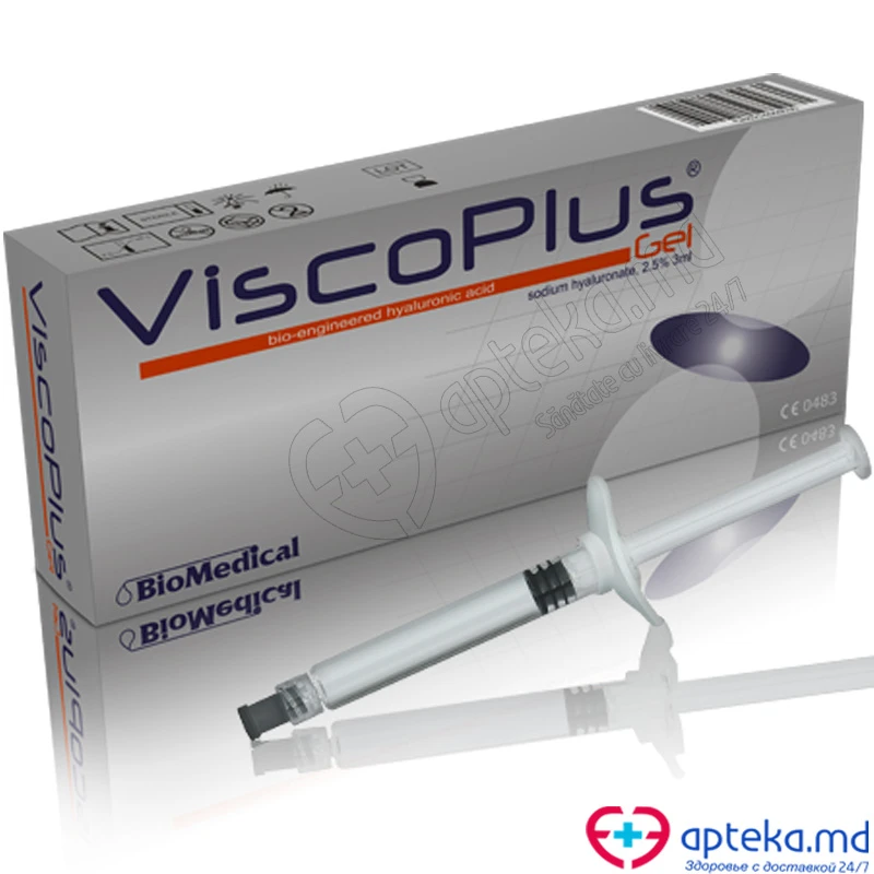 ViscoPlus Gel 2,5% 75 mg seringă preumplută 3 мл