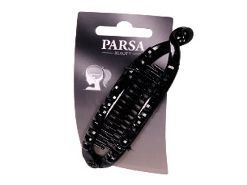 PARSA Beauty Bareta pentru par lucioasa Black