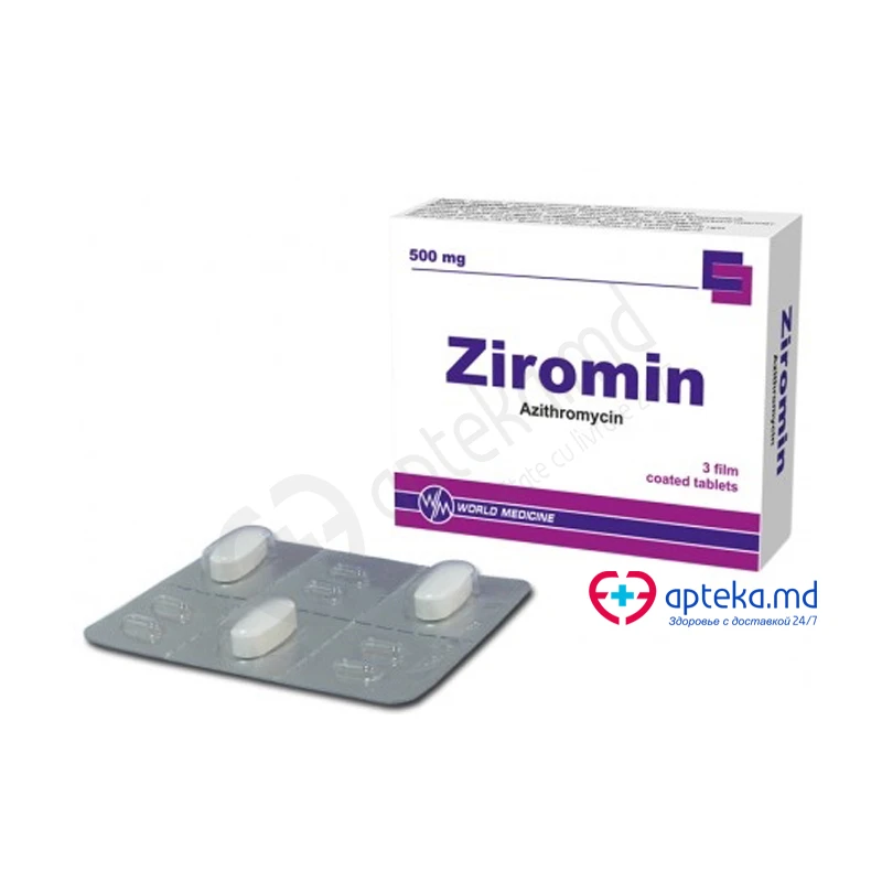 Ziromin 500 mg comprimate filmate