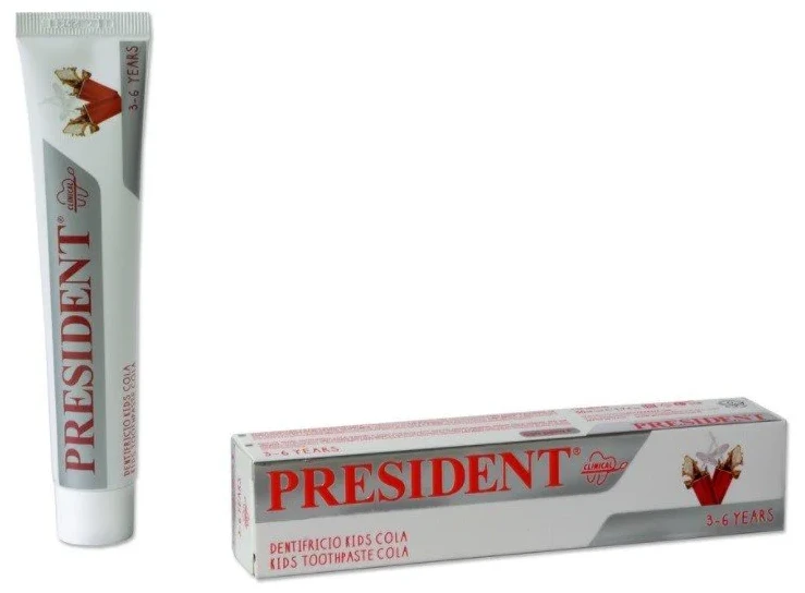 Pasta de dinti pentru copii President cu gust de cola (3-6 ani), 50 ml
