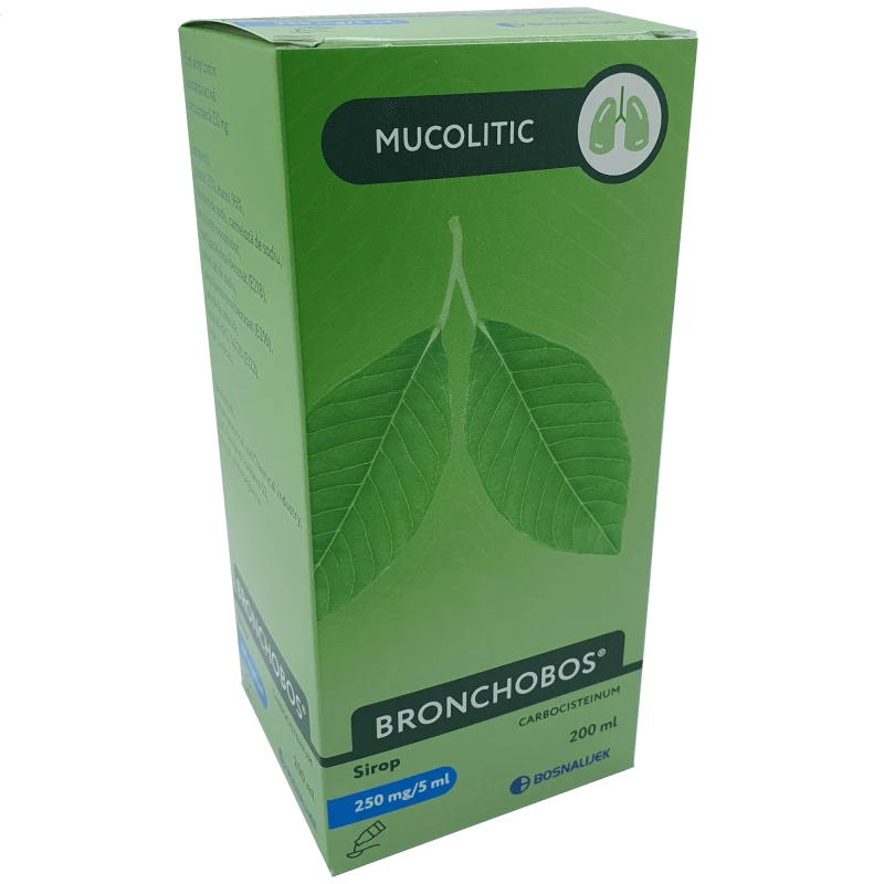 Bronchobos 250 mg/5 ml / 200 ml sirop