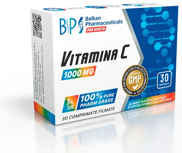 Balkan Pharmaceuticals Vitamina C BP 1000mg comp.film. N10x3 e.38.7g