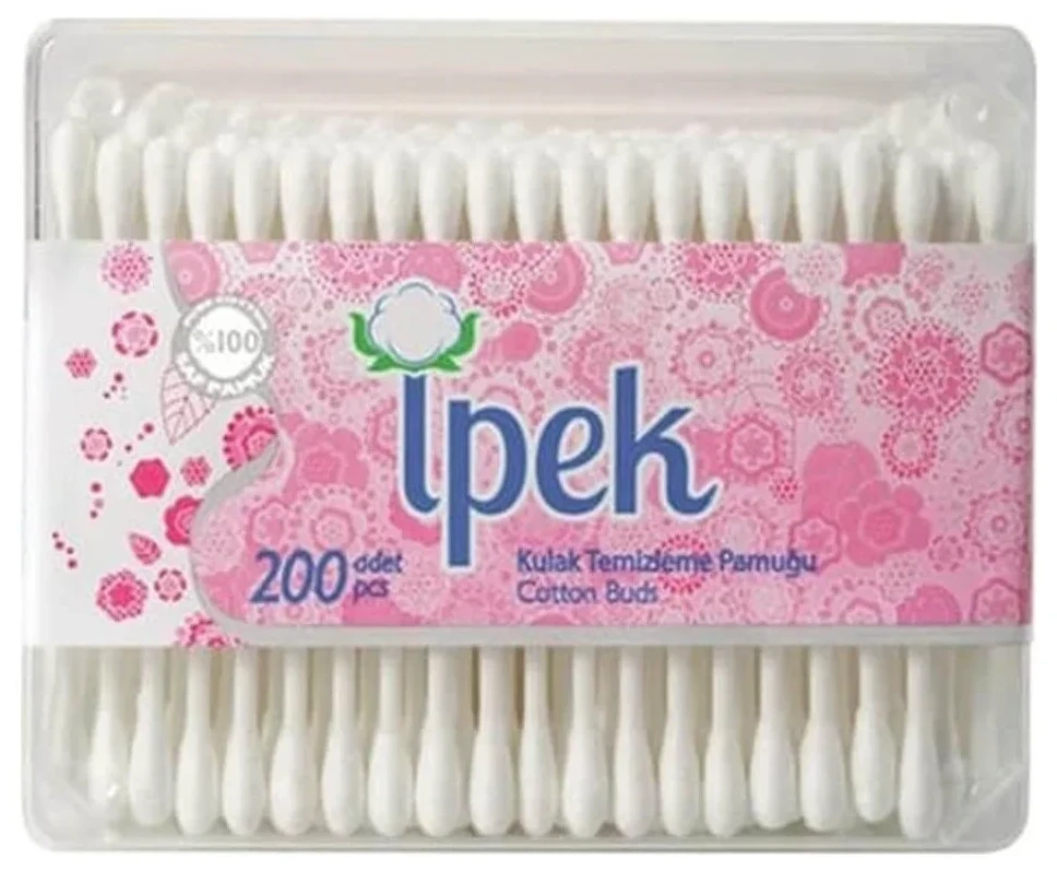Betisoare cu vata Ipek, 200 buc.