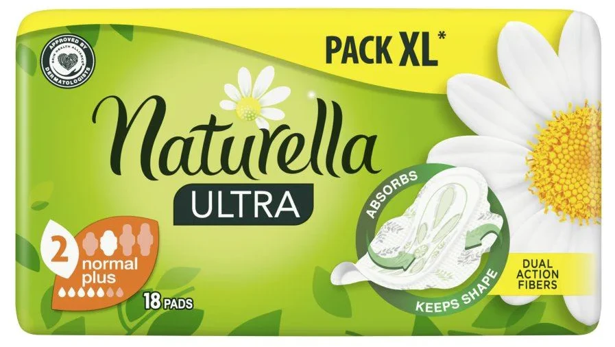 Absorbante Naturella Ultra Duo Normal Plus, 18 buc.
