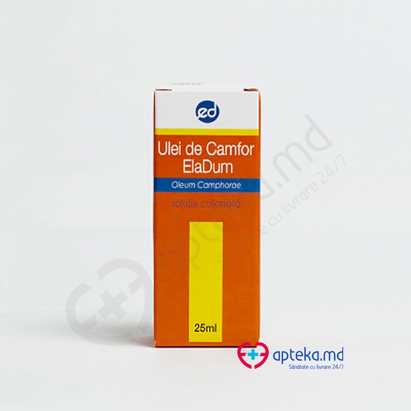 Ulei de camfor 10% 25 мл (ElaDum)
