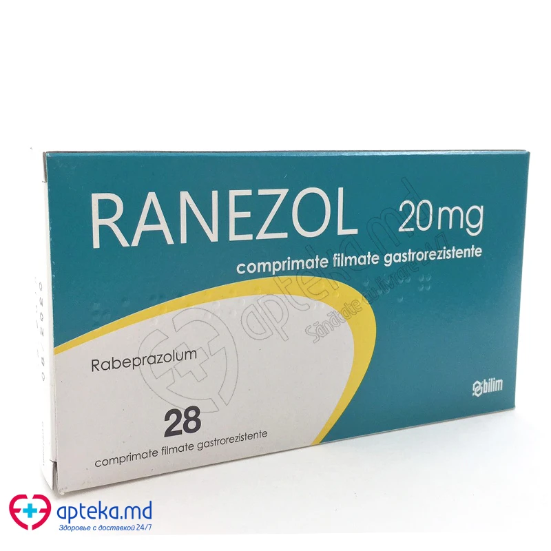 Ranezol 20 mg comprimate gastrorezistente