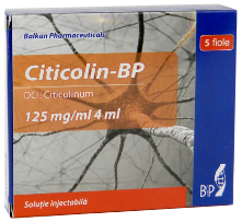 Citicolin-BP 125 mg/ml / 4 ml soluţie injectabilă