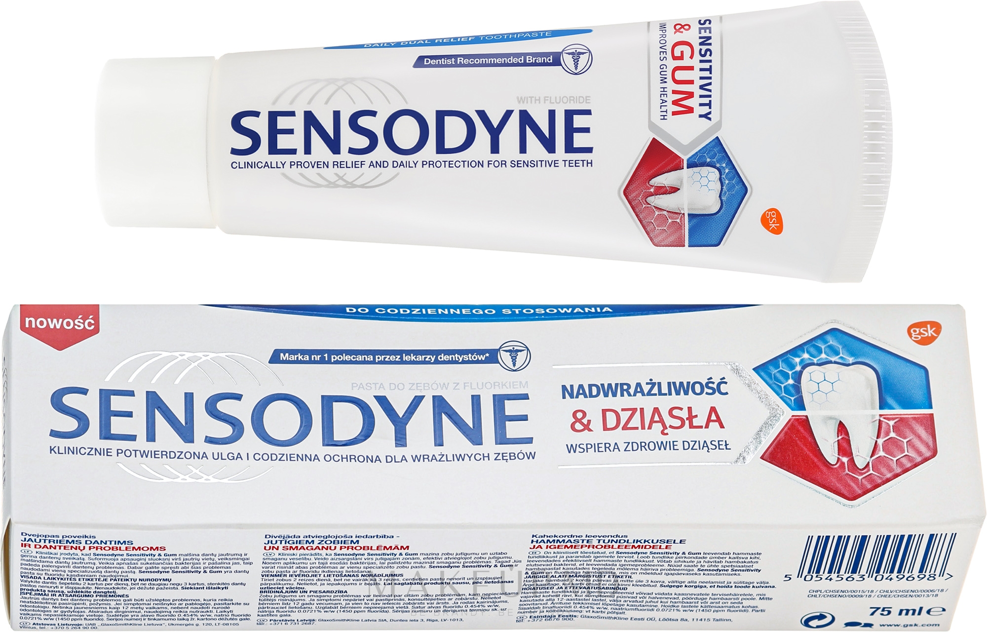 Sensodyne Pastă Sensitivity Gum 75 ml