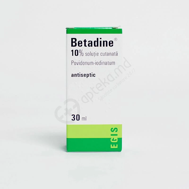 Betadine 100 mg/ml / 30 ml soluţie cutanată