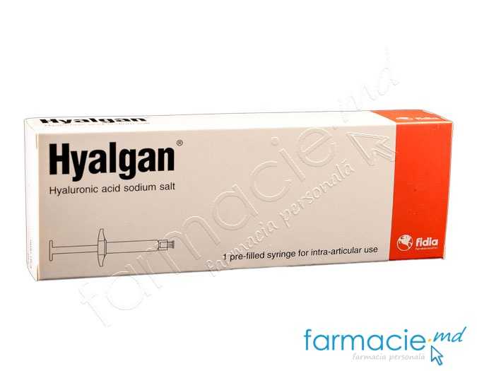 Hyalgan 20 mg/2 ml soluţie injectabilă în seringă preumplută