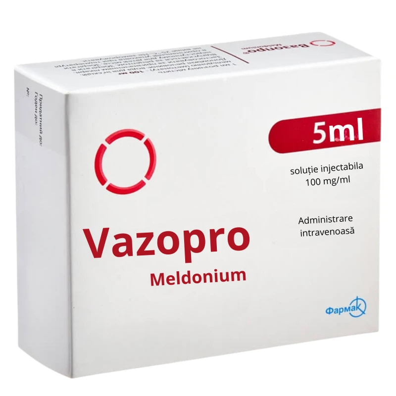 Vazopro 100 mg/ml / 5 ml soluţie injectabilă