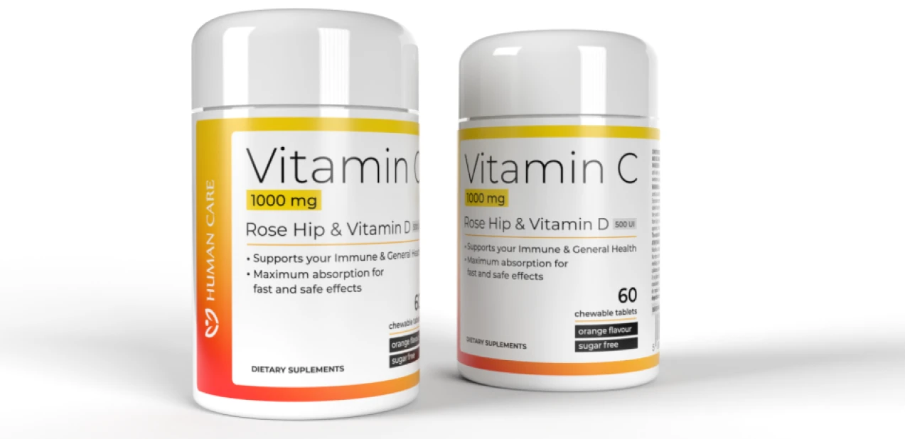 Human Care Multivitamin + Vit.A+Vit.C+Vit.D N60