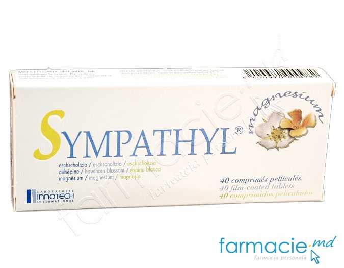 Sympathyl 20 mg/75 mg/124,35 mg drajeuri
