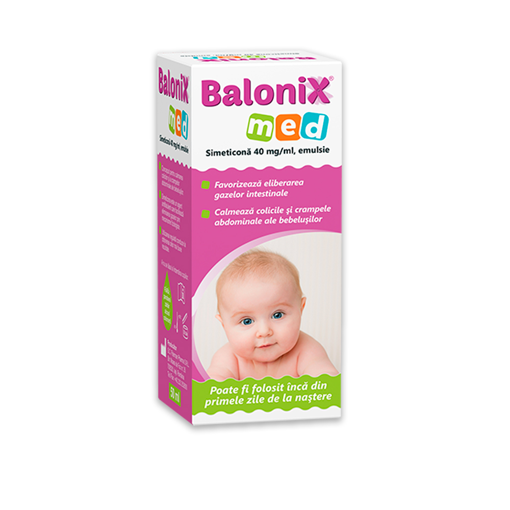 Balonix med emulsie (simeticona 40 мг/мл) 50 мл
