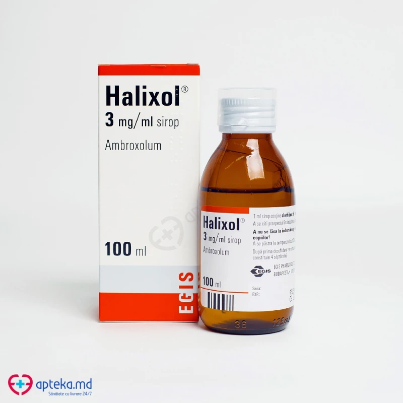 Halixol 15 mg/5 ml / 100 ml sirop