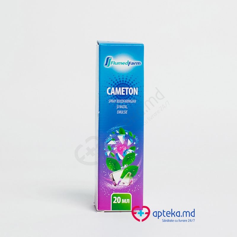 Cameton 20 ml spray bucofaringian/nazal, emulsie
