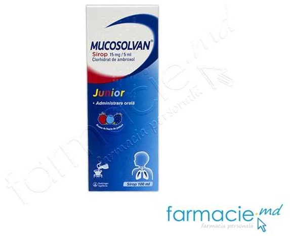 Mucosolvan Junior 15 mg/5 ml / 100 ml sirop