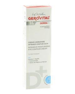 Farmec Gerovital H3 Derma+ hidratare intensa contur ochi 15 ml Cremă 15 ml