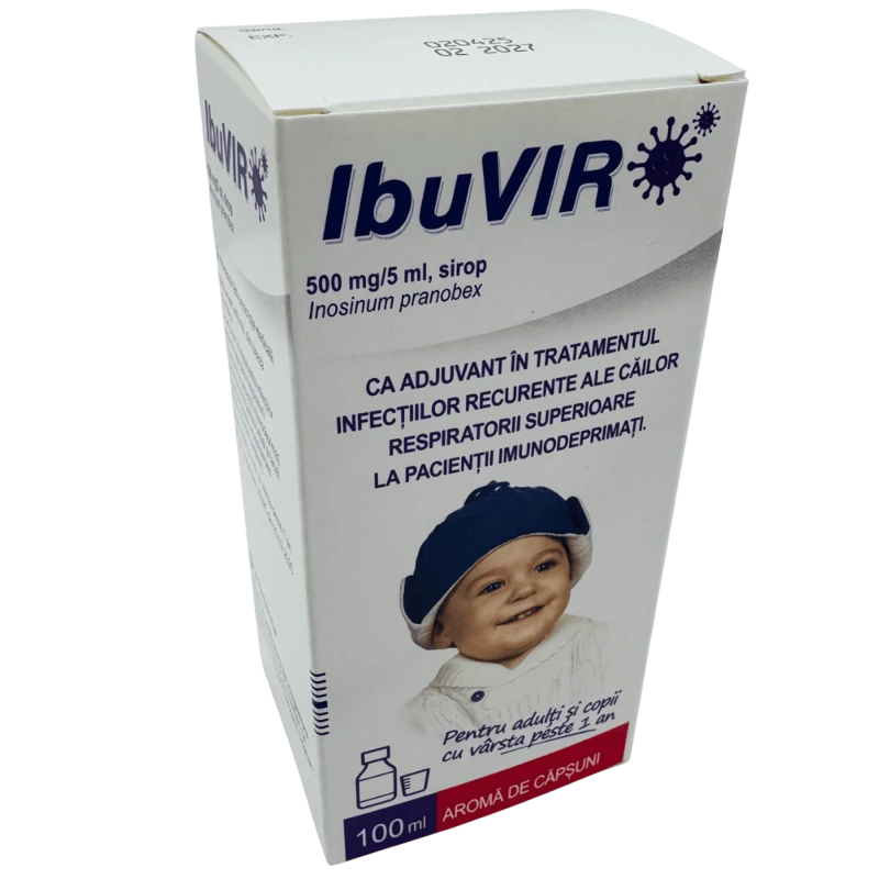 IbuVIR 500 mg/5 ml / 100 ml sirop
