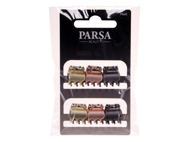 PARSA Beauty Clame de par multicolor 6 buc