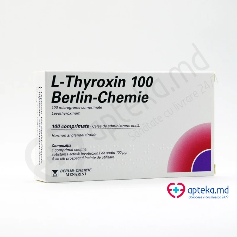 L-Thyroxin 100 Berlin-Chemie 100 mcg comprimate