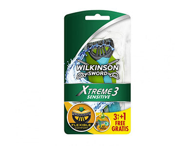 Wilkinson Sword Xtreme3 Sensitive Pachet 3+1 aparate de ras de unica fo
